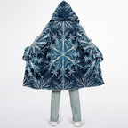 Soft as snowfall - Unisex Hooded Cloak with zippers