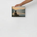 Meditation canvas - Yoga room decore, wall decore