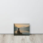 Meditation canvas - Yoga room decore, wall decore